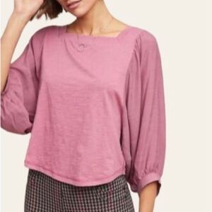 Anthropologie Akemi + Kin Peasant Blouse